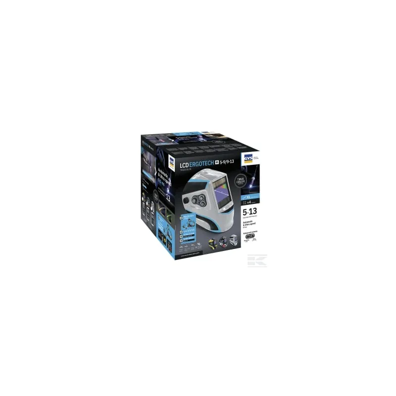 Masque de soudure ERGOTECH+ 5-9/9-13 TRUE COLOR