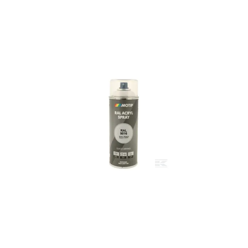 RAL 9016 spray acr. blc traf.