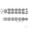 Chaîne à rouleaux 06B1