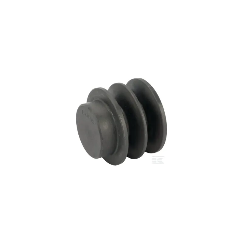 Poulie pour courroie trapézoïdale 2 rainures B ou SPB diamètre 71 mm Kramp