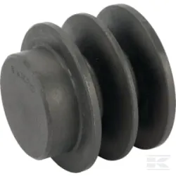 Poulie pour courroie trapézoïdale 2 rainures B ou SPB diamètre 71 mm Kramp