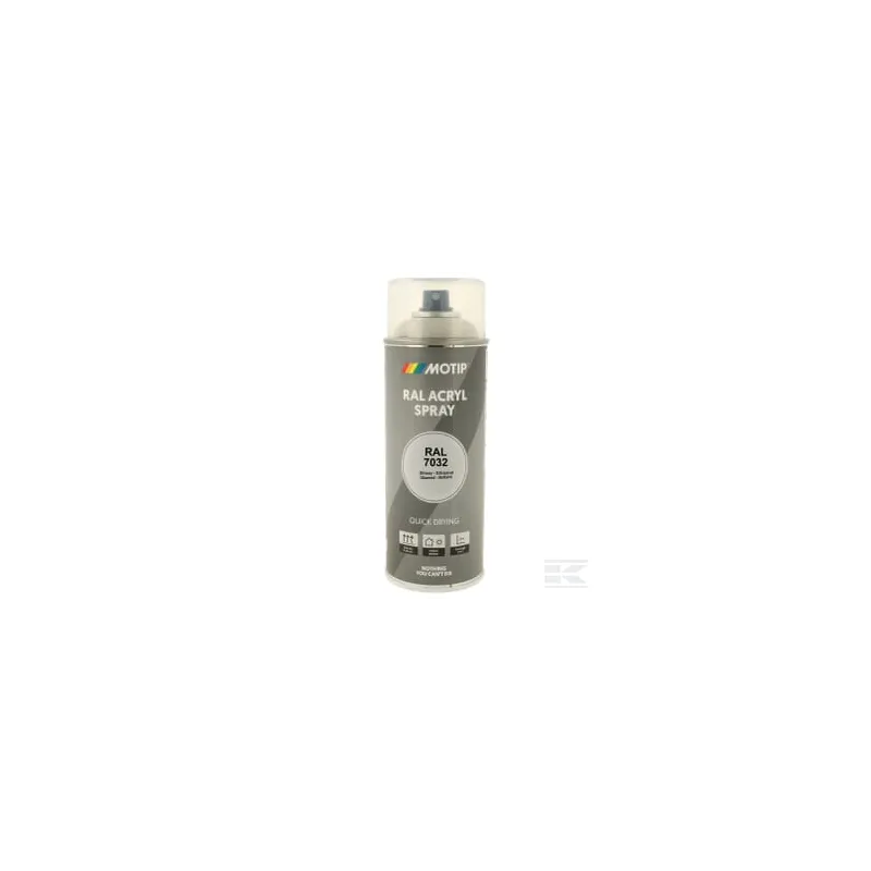 RAL 7032 spray acr. gris silex