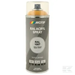 RAL 1007 spray jaune chromé