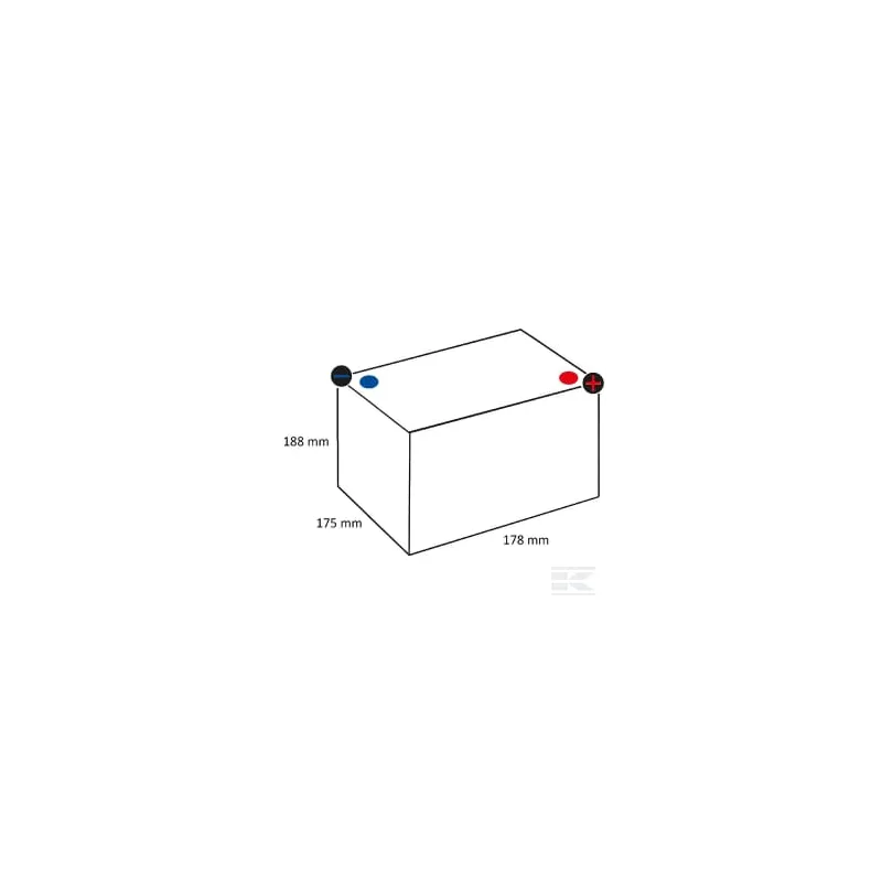 Batterie 6V 66Ah 360A Kramp