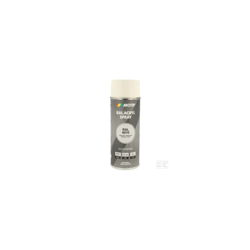 RAL 9010 spray acr. Blanc pur