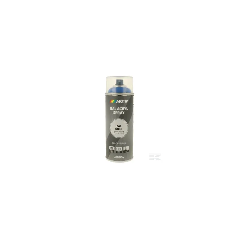 Spray bleu de sécurité RAL 5005
