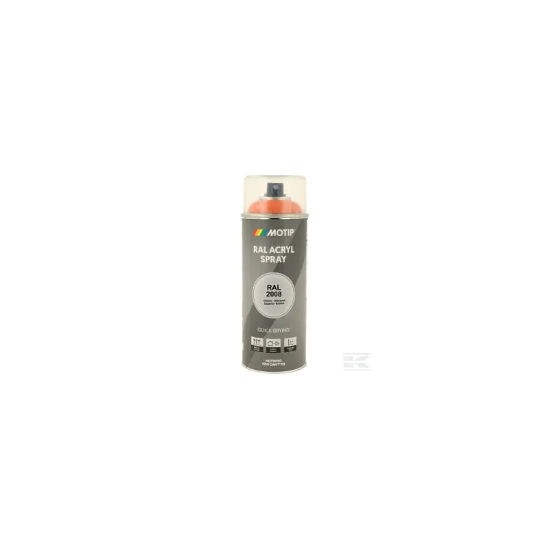 RAL 2008 spray orangé rouge cl.