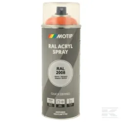 RAL 2008 spray orangé rouge cl.