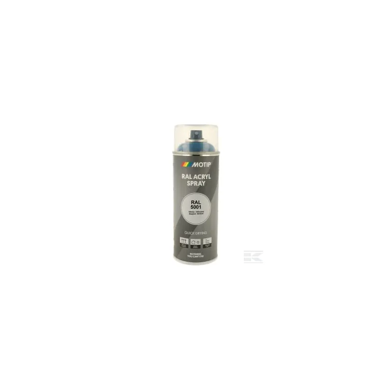 RAL 5001 spray bleu/vert