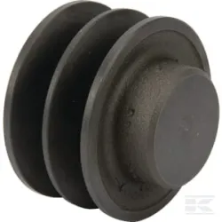 Poulie pour courroie trapézoïdale 2 rainures B ou SPB diamètre 83 mm Kramp