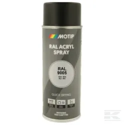 RAL 9005 spray acr. noir foncé