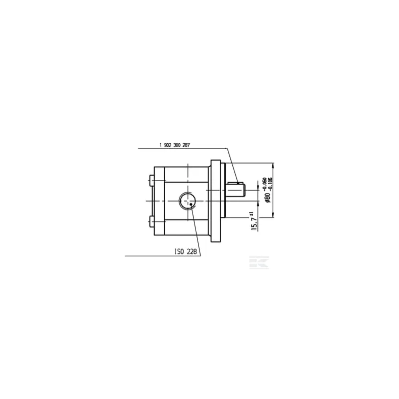 Pompe hydraulique AZPF-11-008RAB01MB Bosch Rexroth