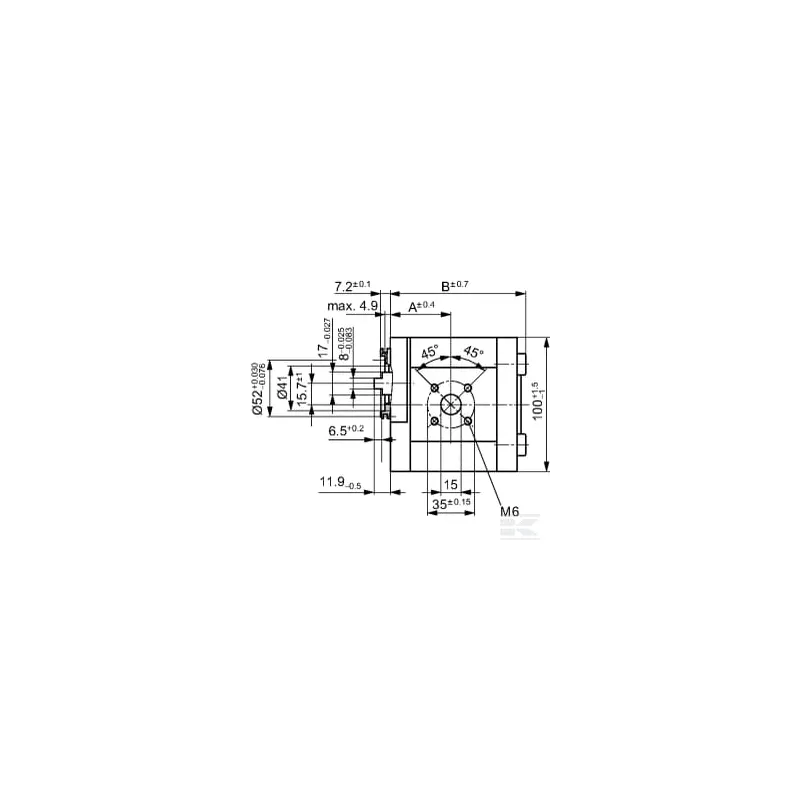 Pompe hydraulique AZPF-10-011RNL20KB Bosch Rexroth