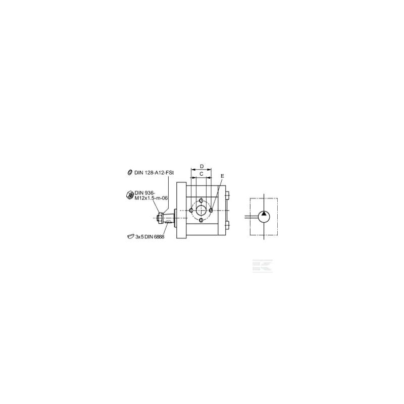 Pompe engrenages AZPF-12-011-R
