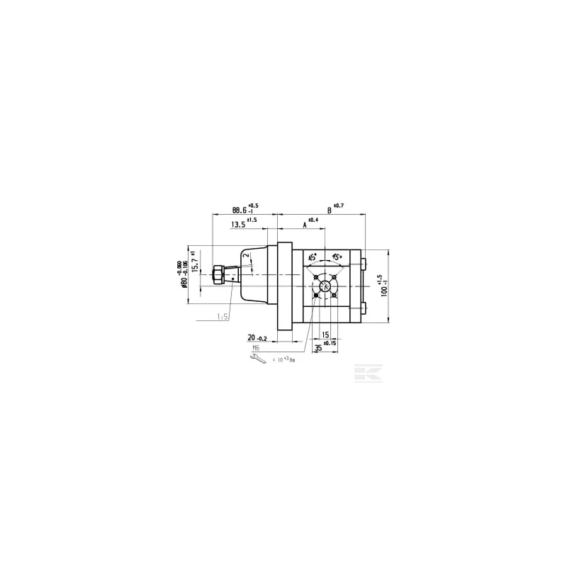 Pompe hydraulique AZPF-10-019RSG20MB Bosch Rexroth