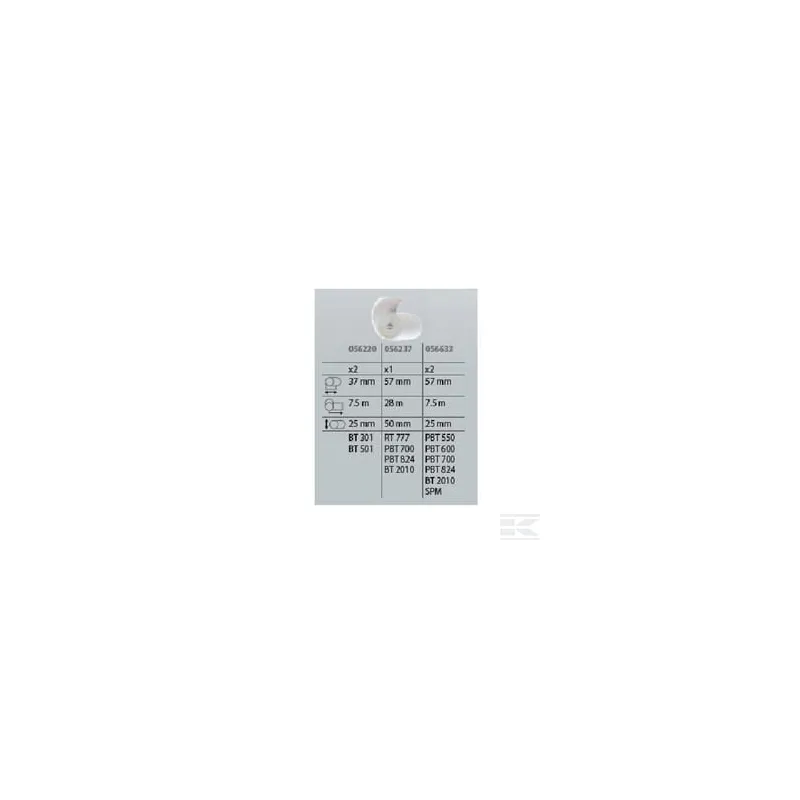 Rouleaux de papier PBT550/600/700/BT2010
