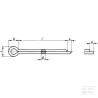 Goupille fendue 4x40