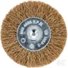 Brosse pour grain de bois D80x35 tige 8 sertie Cordwire 0,25