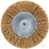 Brosse pour grain de bois D80x35 tige 8 sertie Cordwire 0,25