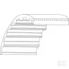 Cour. dentée Omega 425-5M-B-9