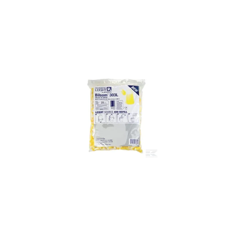 Bouchons d'oreilles Bilsom 303L (200 paires) Paquet de recharge