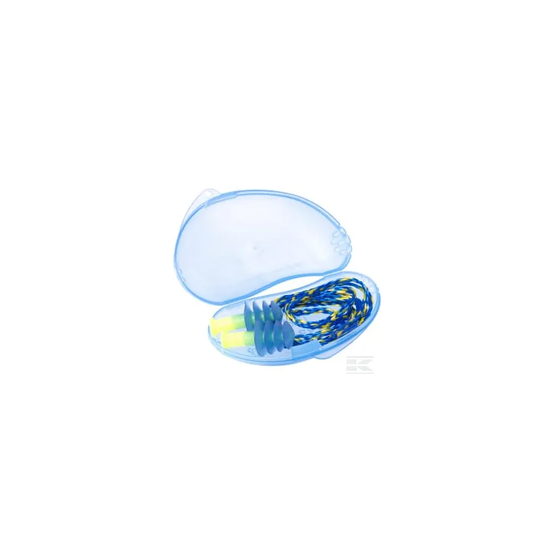 Bouchons d'oreille, bleu Fusion avec bandeau