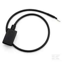 Câble de batterie FLEXBK 16 mm² (-) avec capuchon, 800 mm, M10