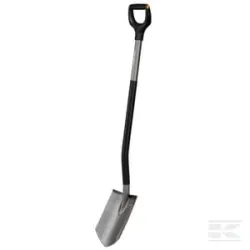 Bêche ergonomique grise