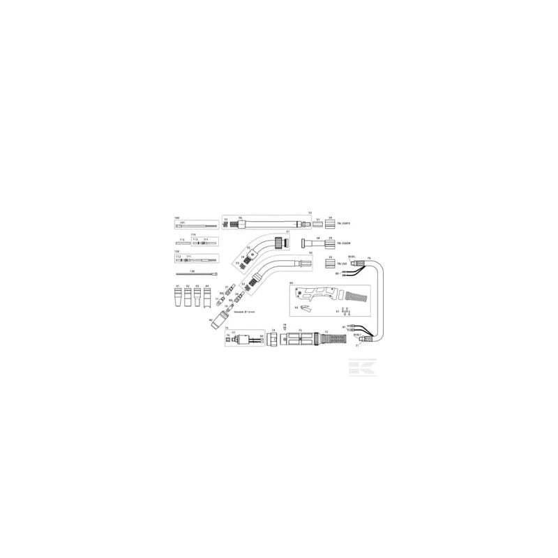 Chalumeau TBi250 Expert Mini 5m