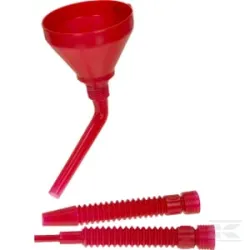 Entonnoir plastique avec tuyau flexible