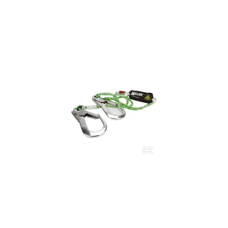 Longe double+amortisseur/mousq