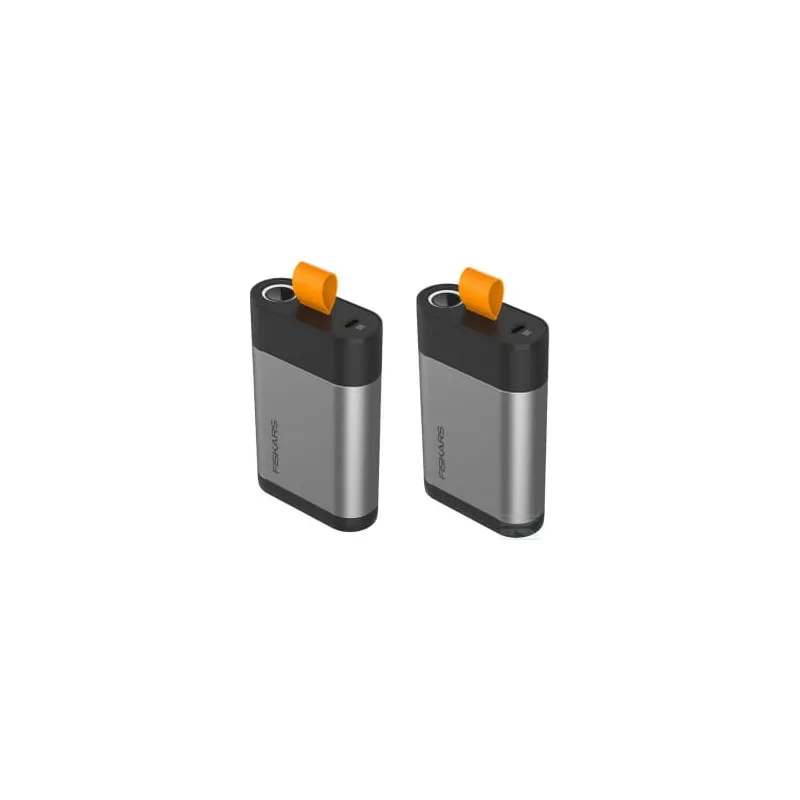 Kit double de batteries 12 V-4 Ah, Fiskars