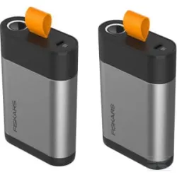Kit double de batteries 12 V-4 Ah, Fiskars
