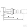 Racc. à sertir DN16-34,2 Komatsu