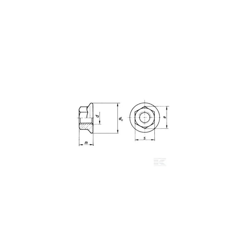 Ecrou Tensilock M10 cl.8 zingué