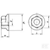 Ecrou Tensilock M10 cl.8 zingué