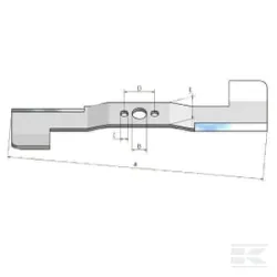 Lame de coupe 42" extrême