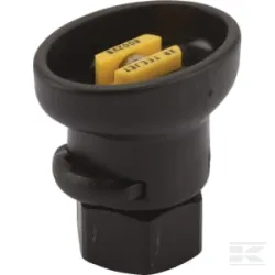 Buse à jet plat XR 80° 2 jaune acier inoxydable Birchmeier