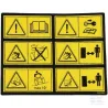 Autocollant d'avertissement
