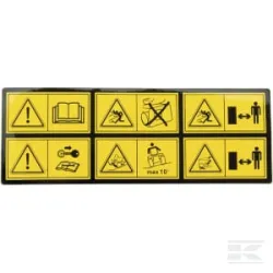 Autocollant « avertissement »