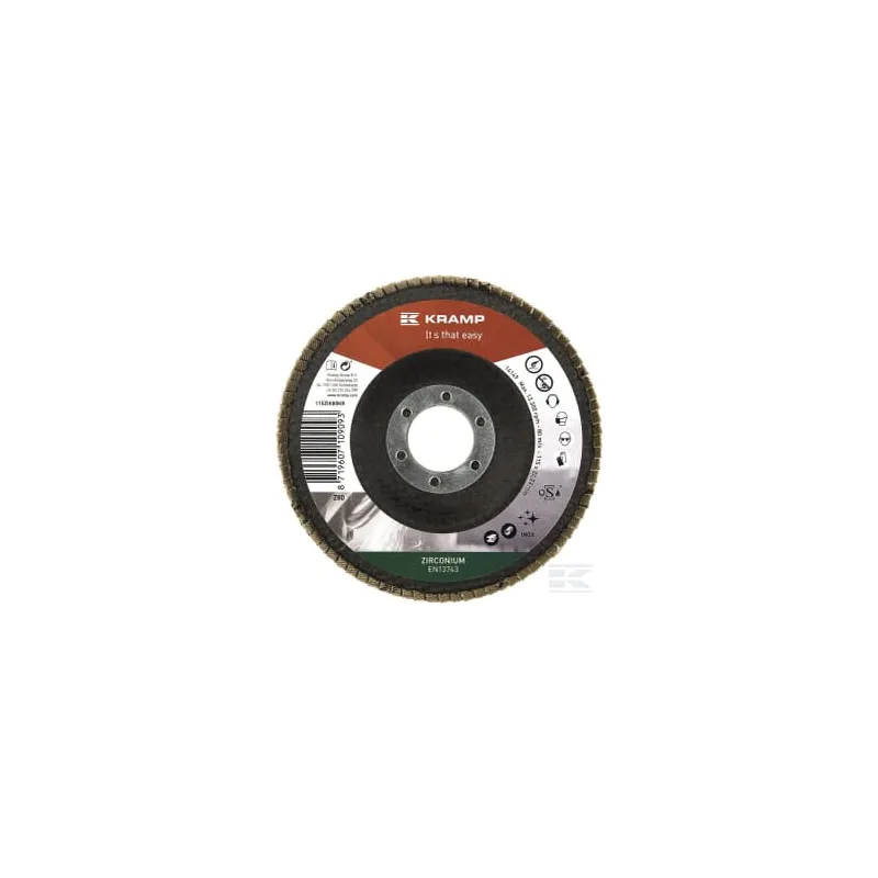 Disque lam. zircon 115mm K80