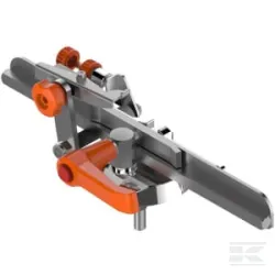 Etau pour taille-haies et lames en acier