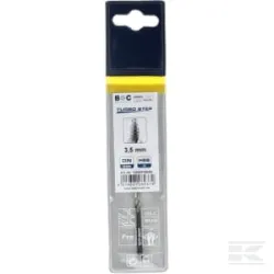 Foret 3,5 mm HSS-DIN 338-G TURBO STEP