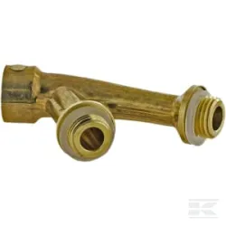 Support double, filet G 1/4"