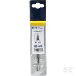 Foret 4,5 mm HSS-DIN 338-G TURBO STEP