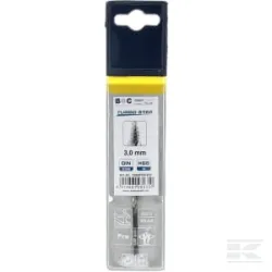 Foret 3,0 mm HSS-DIN 338-G TURBO STEP