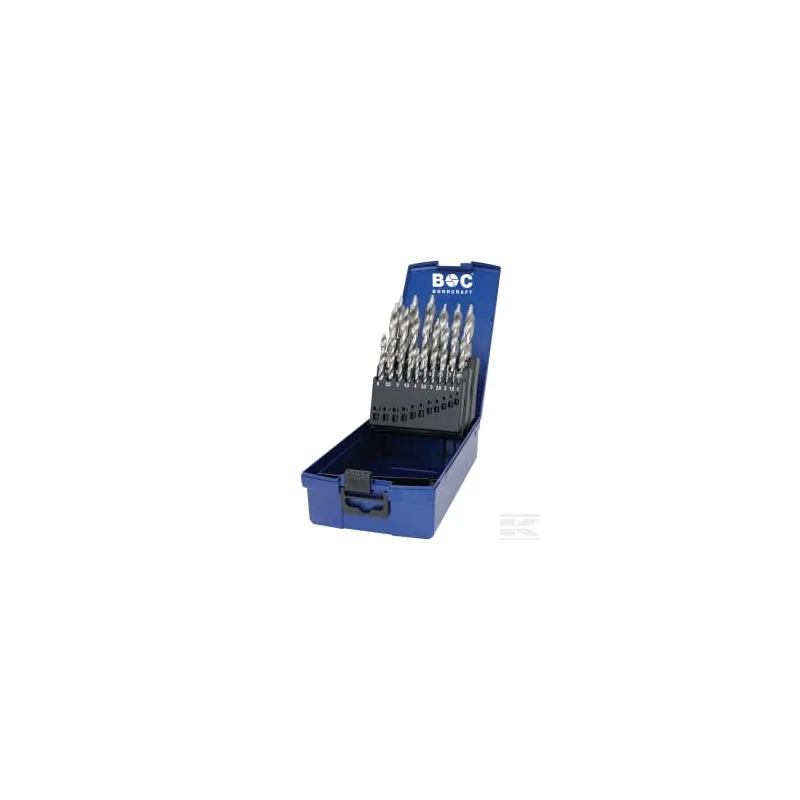 Jeu de forets 25 pièces. HSS-DIN 338-G Turbo STEP