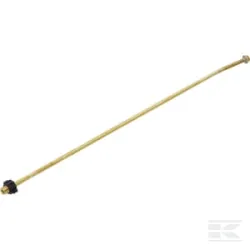 Tuyau d'arrosage courbé 60 cm, Laiton, G1/4" des deux côtés