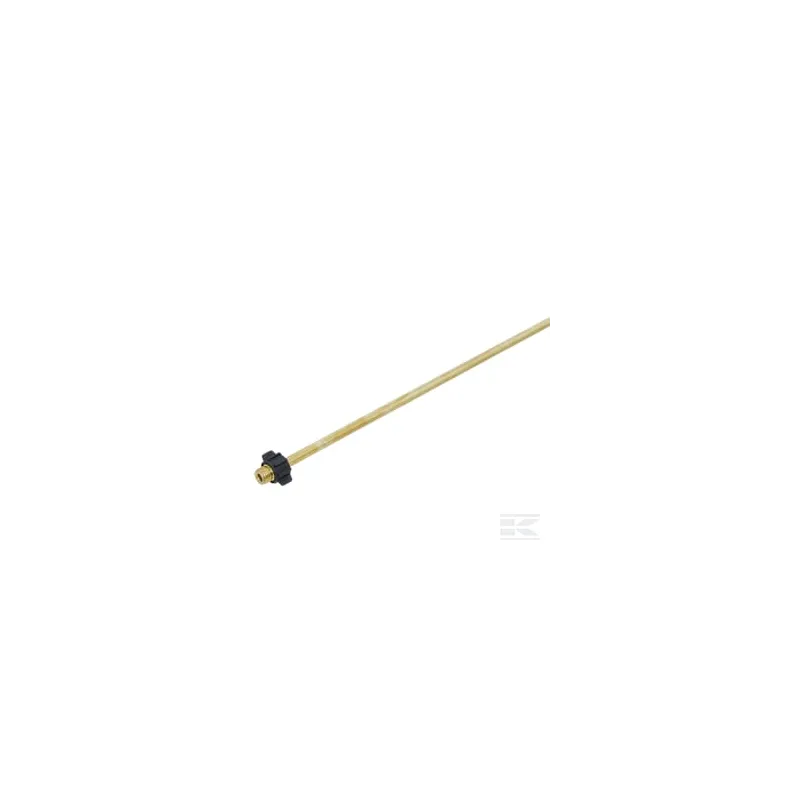 Tuyau d'arrosage courbé 60 cm, Laiton, G1/4" des deux côtés