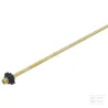 Tuyau d'arrosage courbé 60 cm, Laiton, G1/4" des deux côtés